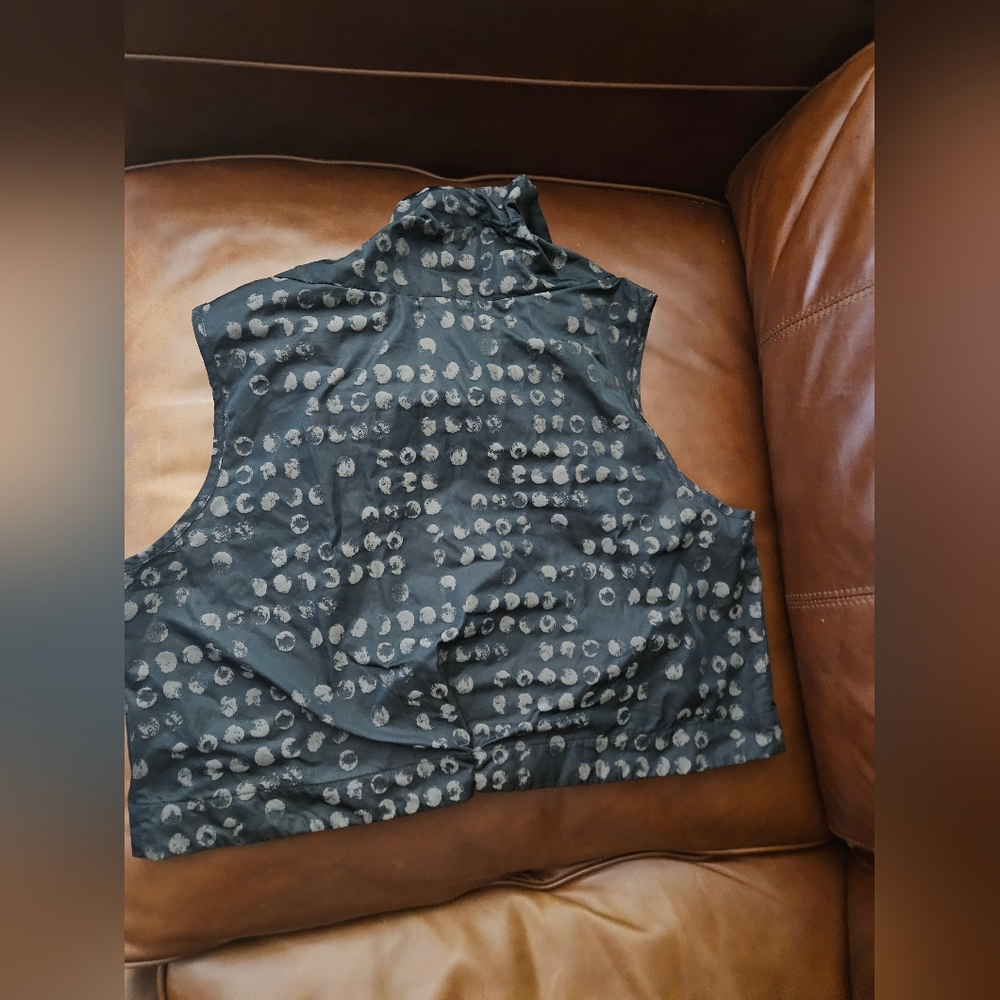 Sumi Kim Wired Black and Gray Crop Top Small - Picture 2 of 4